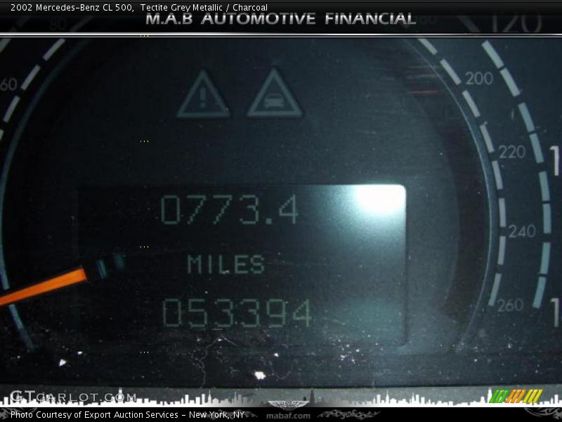 Tectite Grey Metallic / Charcoal 2002 Mercedes-Benz CL 500