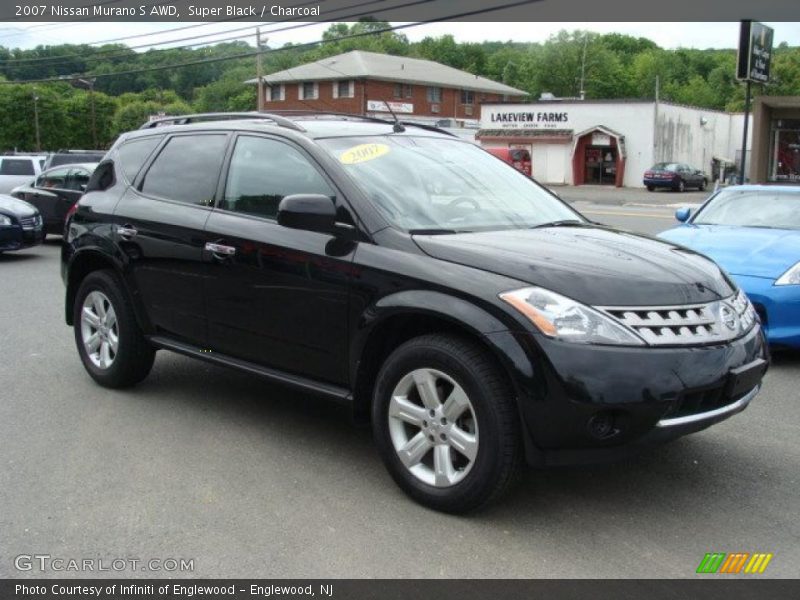 Super Black / Charcoal 2007 Nissan Murano S AWD