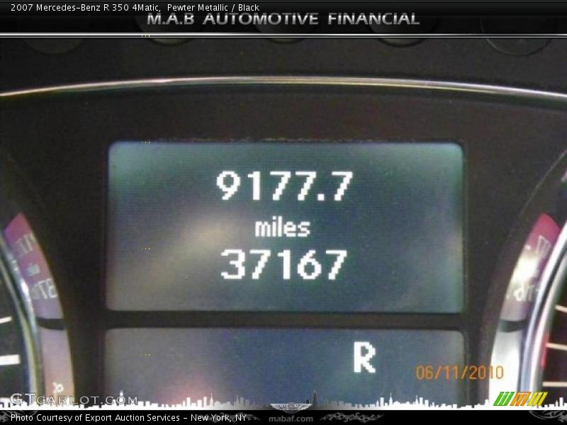 Pewter Metallic / Black 2007 Mercedes-Benz R 350 4Matic