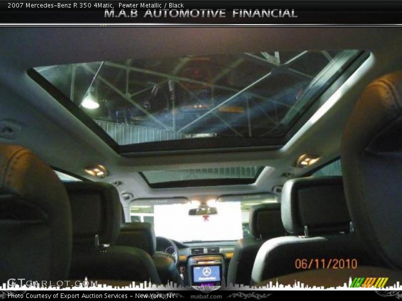 Pewter Metallic / Black 2007 Mercedes-Benz R 350 4Matic