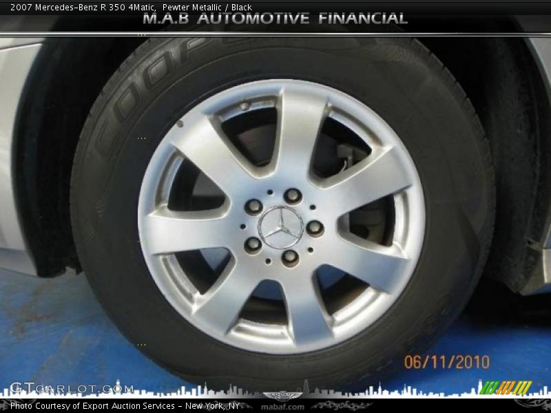 Pewter Metallic / Black 2007 Mercedes-Benz R 350 4Matic