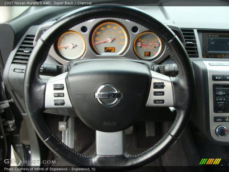 Super Black / Charcoal 2007 Nissan Murano S AWD