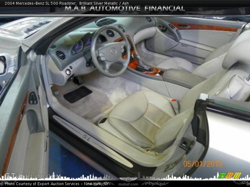 Brilliant Silver Metallic / Ash 2004 Mercedes-Benz SL 500 Roadster