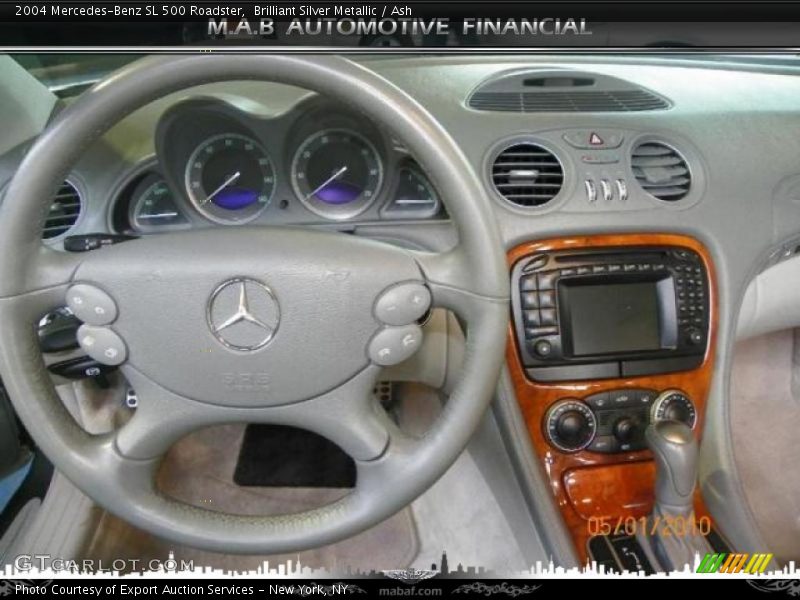 Brilliant Silver Metallic / Ash 2004 Mercedes-Benz SL 500 Roadster