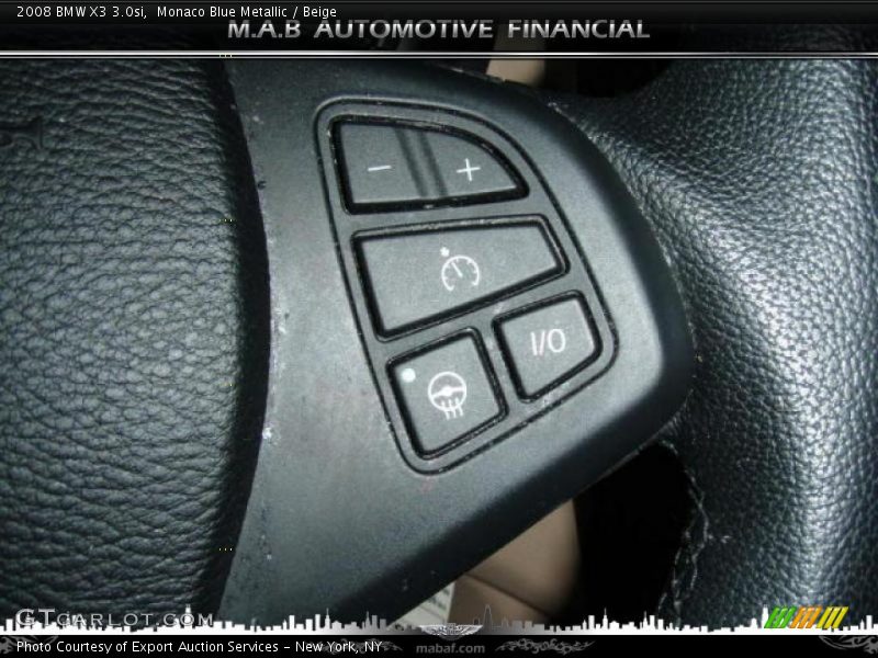 Monaco Blue Metallic / Beige 2008 BMW X3 3.0si