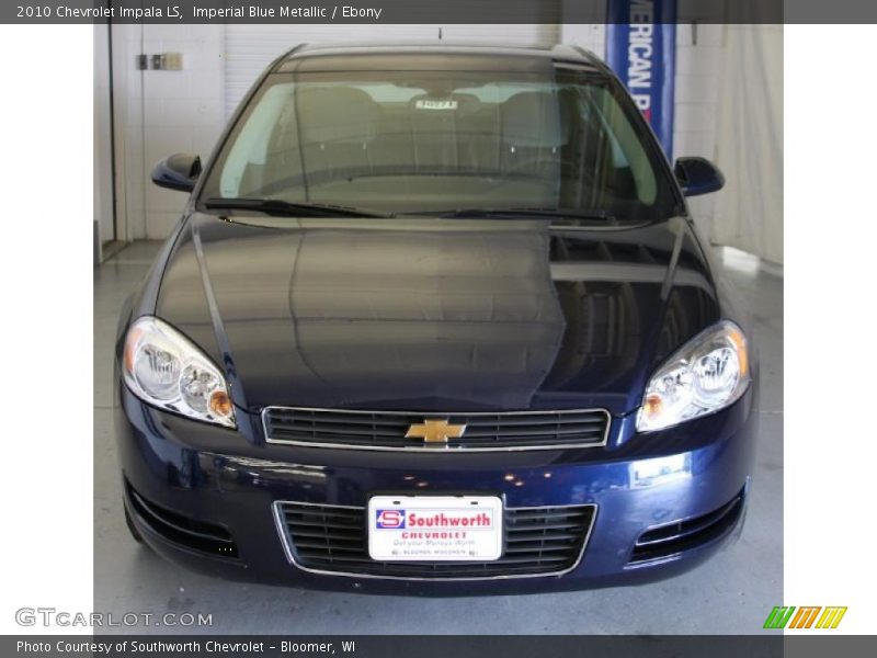 Imperial Blue Metallic / Ebony 2010 Chevrolet Impala LS