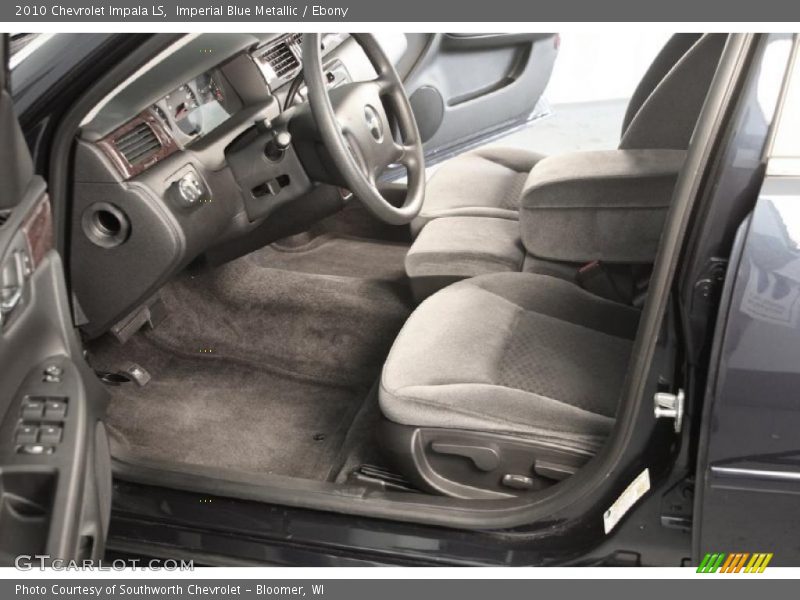 Imperial Blue Metallic / Ebony 2010 Chevrolet Impala LS