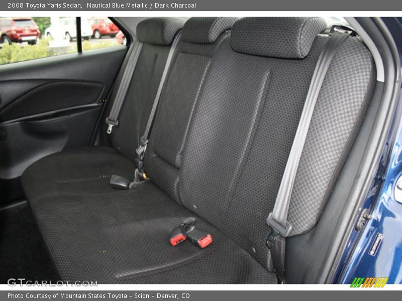 Nautical Blue Metallic / Dark Charcoal 2008 Toyota Yaris Sedan