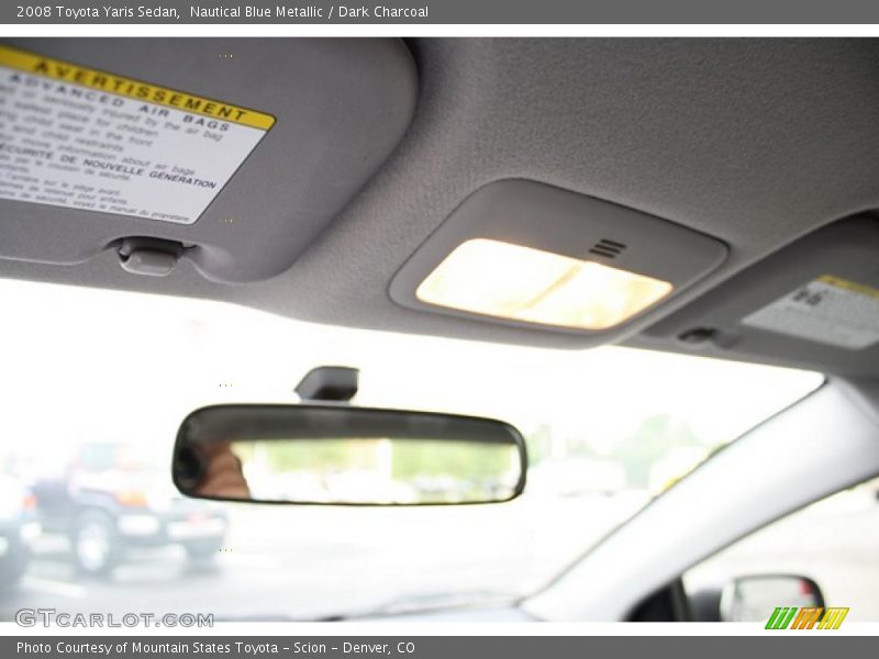 Nautical Blue Metallic / Dark Charcoal 2008 Toyota Yaris Sedan