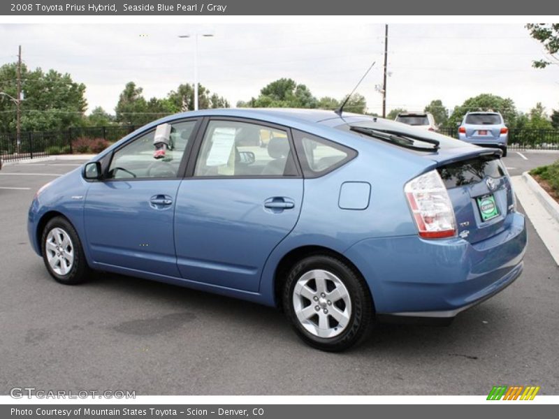 Seaside Blue Pearl / Gray 2008 Toyota Prius Hybrid