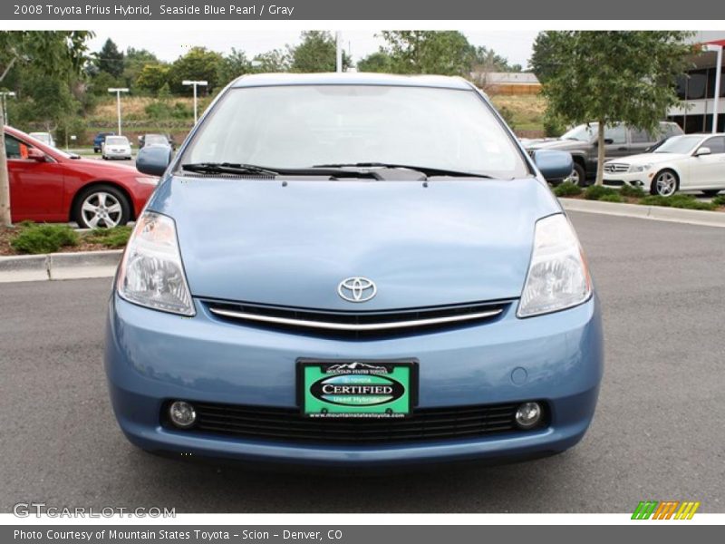 Seaside Blue Pearl / Gray 2008 Toyota Prius Hybrid