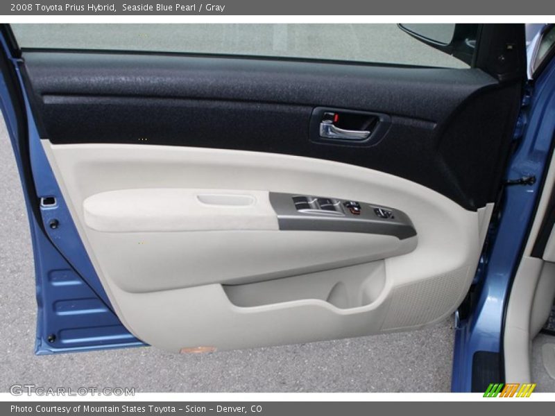 Seaside Blue Pearl / Gray 2008 Toyota Prius Hybrid