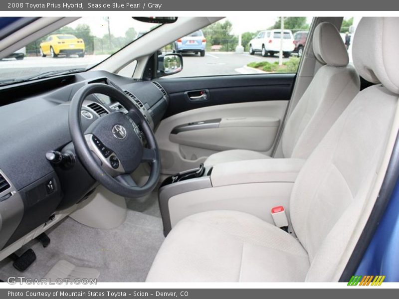 Seaside Blue Pearl / Gray 2008 Toyota Prius Hybrid