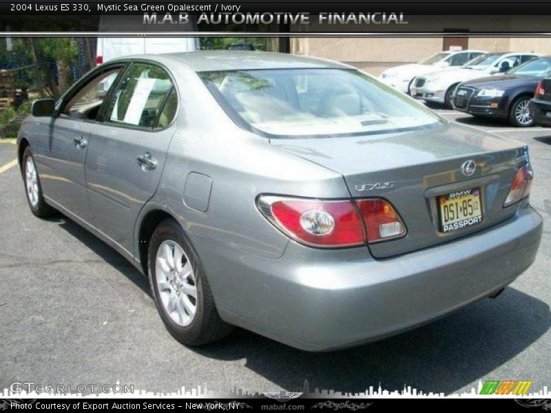 Mystic Sea Green Opalescent / Ivory 2004 Lexus ES 330