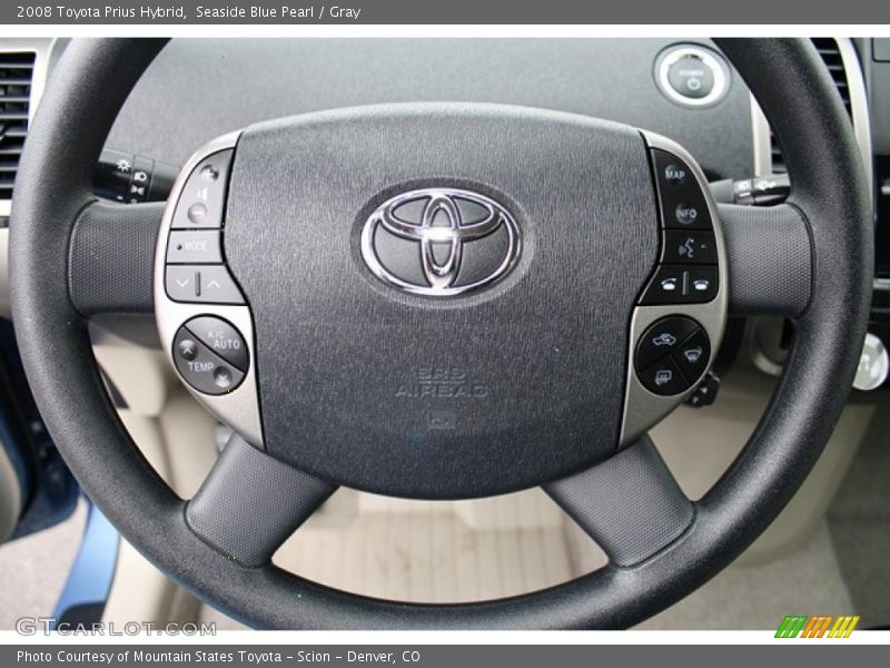 Seaside Blue Pearl / Gray 2008 Toyota Prius Hybrid