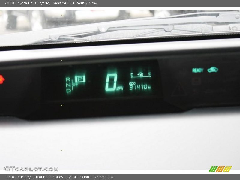Seaside Blue Pearl / Gray 2008 Toyota Prius Hybrid