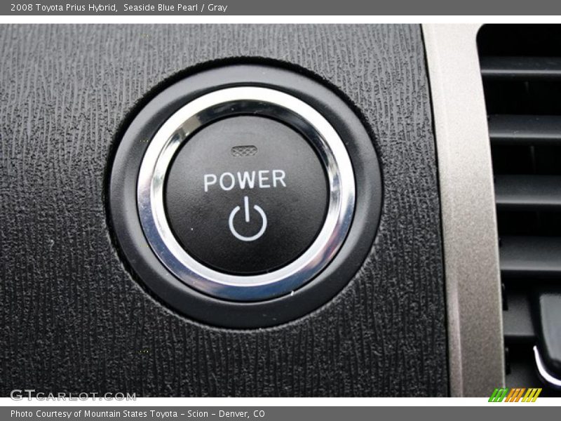 Seaside Blue Pearl / Gray 2008 Toyota Prius Hybrid