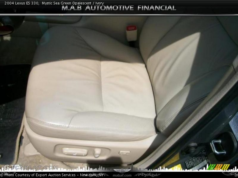 Mystic Sea Green Opalescent / Ivory 2004 Lexus ES 330