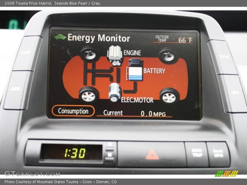 Seaside Blue Pearl / Gray 2008 Toyota Prius Hybrid