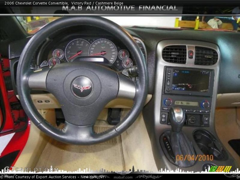 Victory Red / Cashmere Beige 2006 Chevrolet Corvette Convertible