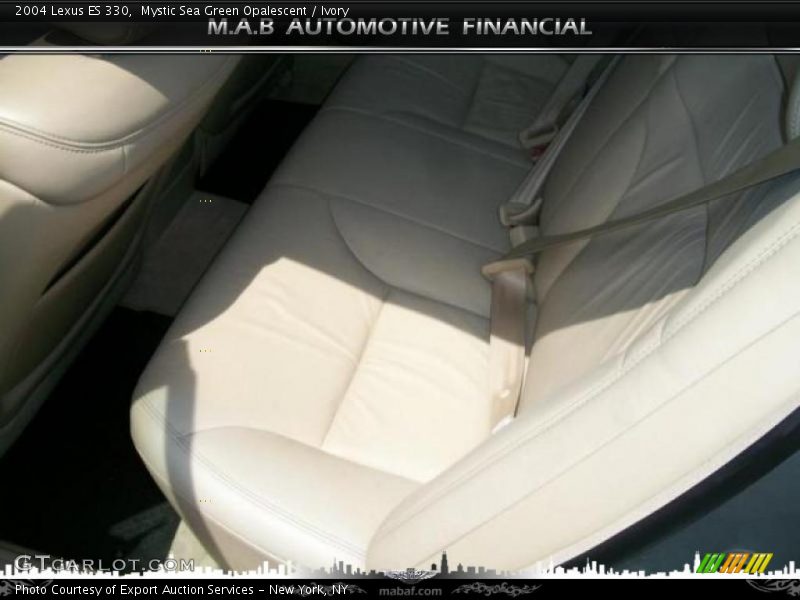 Mystic Sea Green Opalescent / Ivory 2004 Lexus ES 330