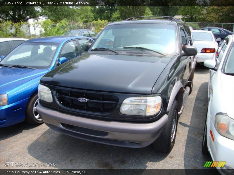 Black / Medium Graphite 1997 Ford Explorer XL
