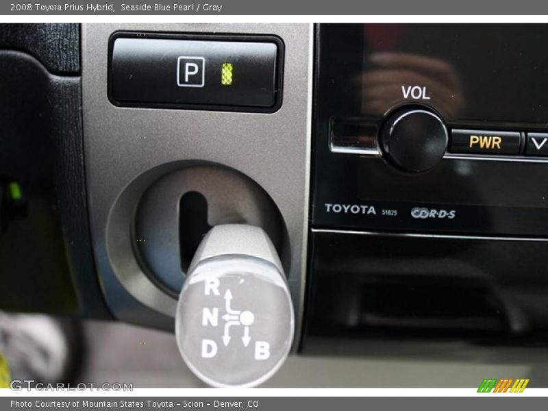 Seaside Blue Pearl / Gray 2008 Toyota Prius Hybrid