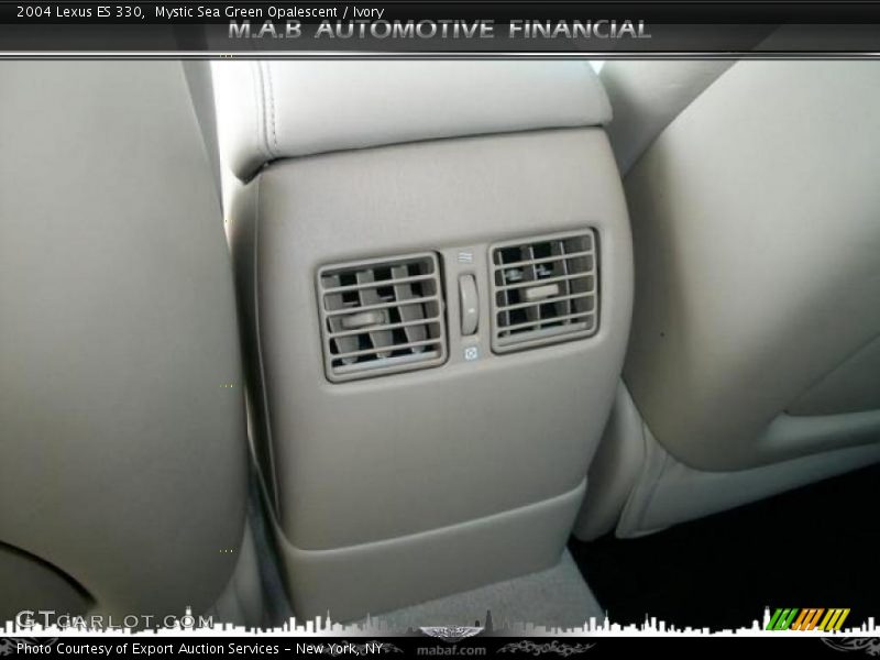 Mystic Sea Green Opalescent / Ivory 2004 Lexus ES 330
