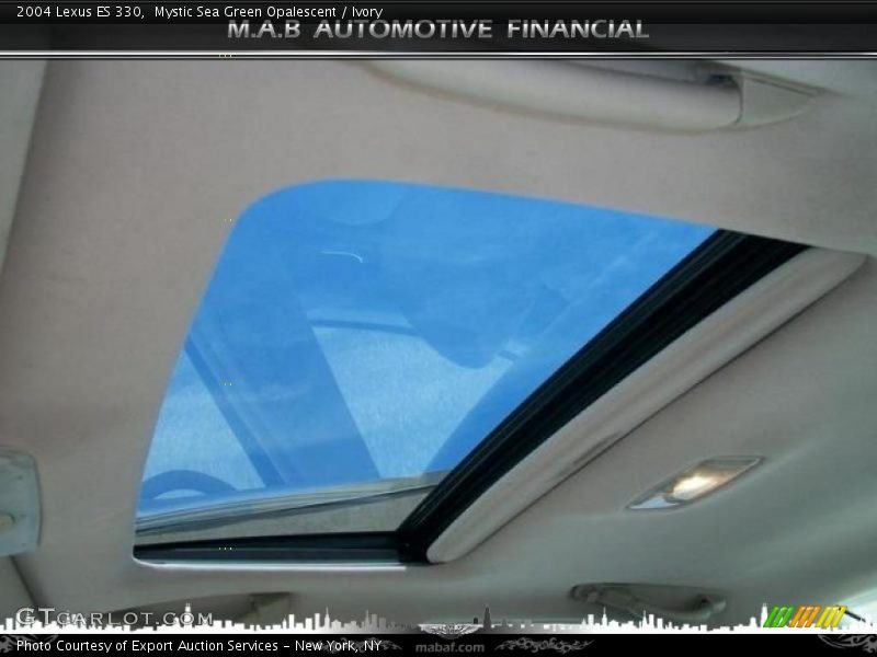 Mystic Sea Green Opalescent / Ivory 2004 Lexus ES 330