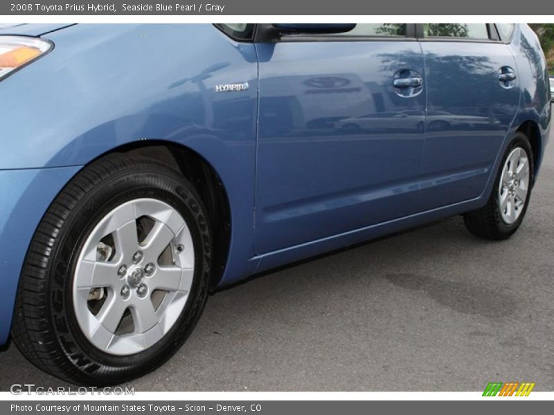 Seaside Blue Pearl / Gray 2008 Toyota Prius Hybrid