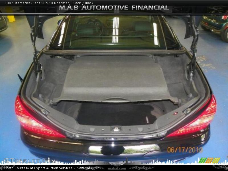 Black / Black 2007 Mercedes-Benz SL 550 Roadster
