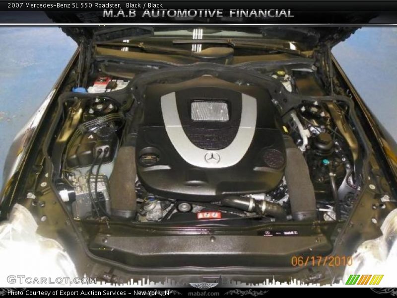 Black / Black 2007 Mercedes-Benz SL 550 Roadster