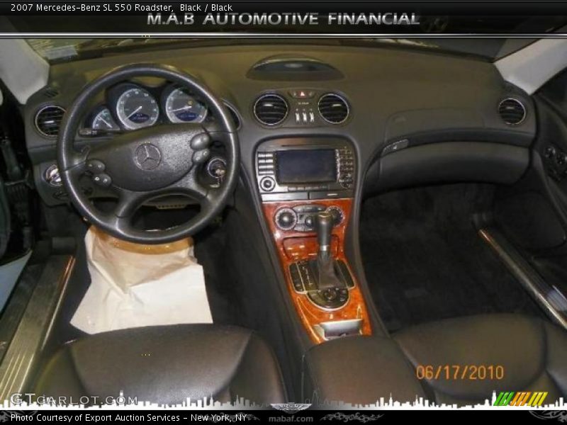 Black / Black 2007 Mercedes-Benz SL 550 Roadster