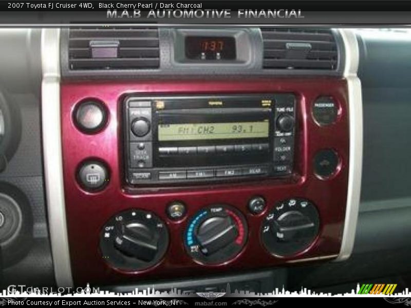 Black Cherry Pearl / Dark Charcoal 2007 Toyota FJ Cruiser 4WD