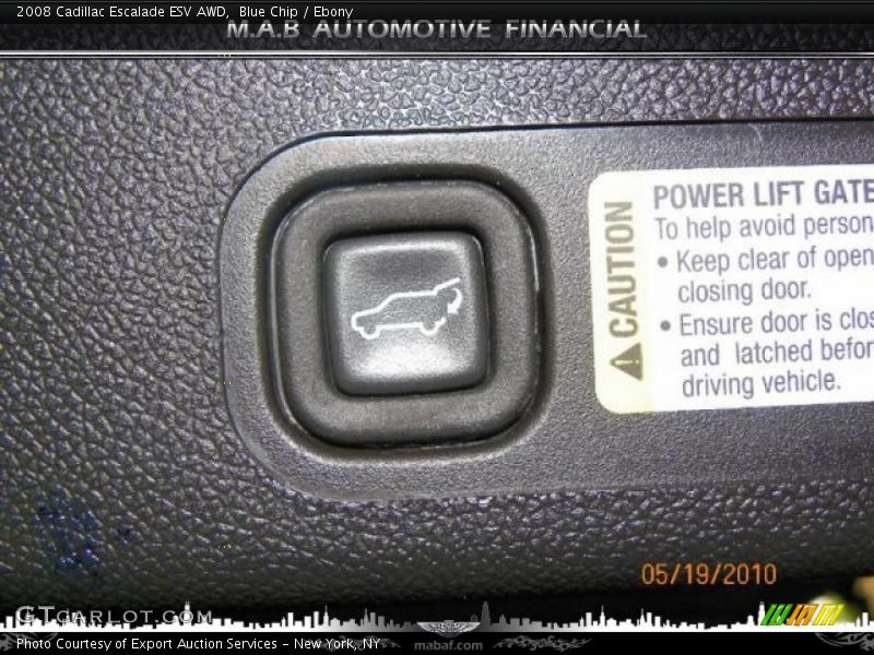 Blue Chip / Ebony 2008 Cadillac Escalade ESV AWD