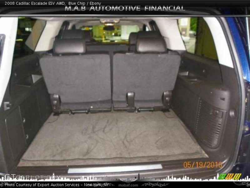 Blue Chip / Ebony 2008 Cadillac Escalade ESV AWD