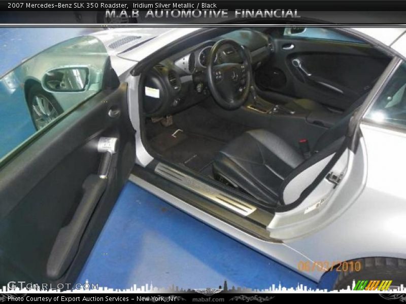 Iridium Silver Metallic / Black 2007 Mercedes-Benz SLK 350 Roadster