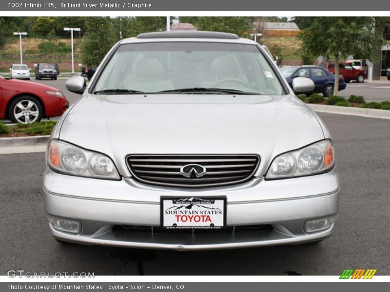 Brilliant Silver Metallic / Graphite 2002 Infiniti I 35