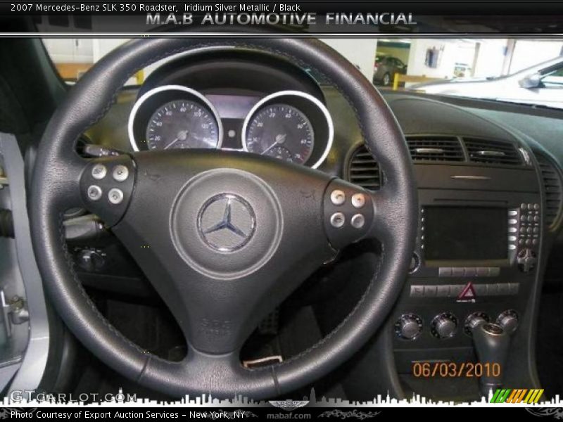 Iridium Silver Metallic / Black 2007 Mercedes-Benz SLK 350 Roadster