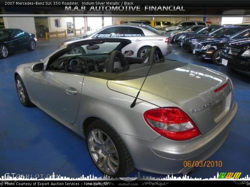Iridium Silver Metallic / Black 2007 Mercedes-Benz SLK 350 Roadster