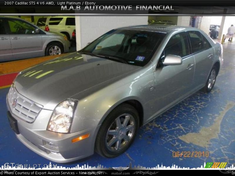 Light Platinum / Ebony 2007 Cadillac STS 4 V6 AWD