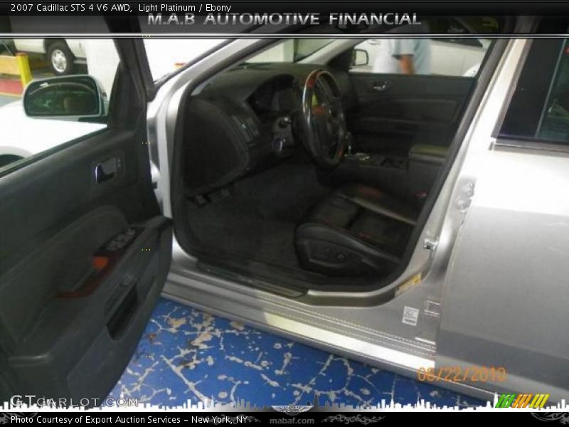 Light Platinum / Ebony 2007 Cadillac STS 4 V6 AWD