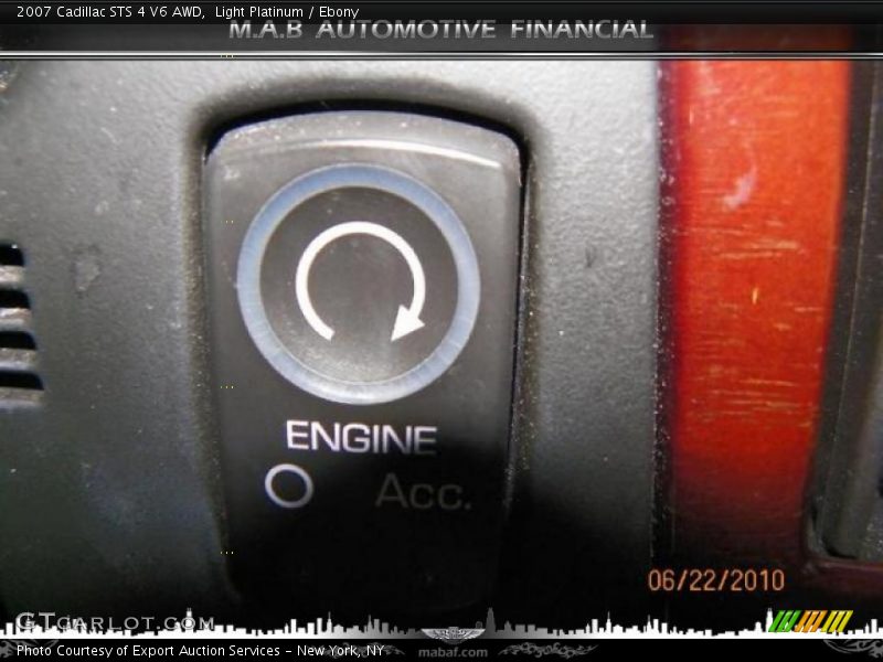 Light Platinum / Ebony 2007 Cadillac STS 4 V6 AWD