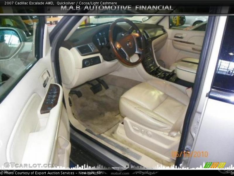 Quicksilver / Cocoa/Light Cashmere 2007 Cadillac Escalade AWD