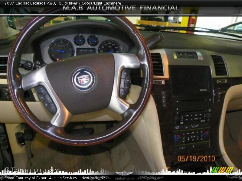Quicksilver / Cocoa/Light Cashmere 2007 Cadillac Escalade AWD