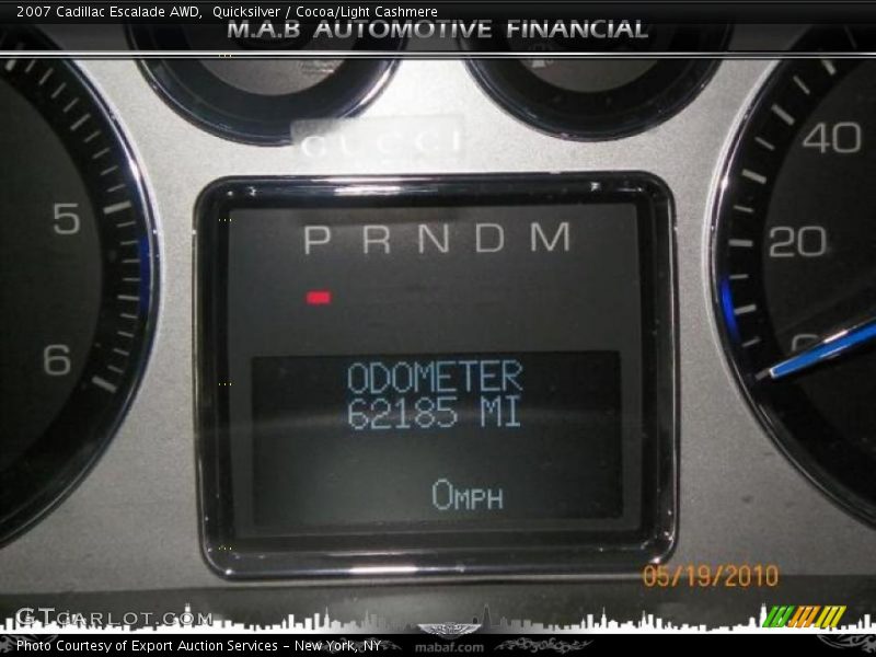 Quicksilver / Cocoa/Light Cashmere 2007 Cadillac Escalade AWD