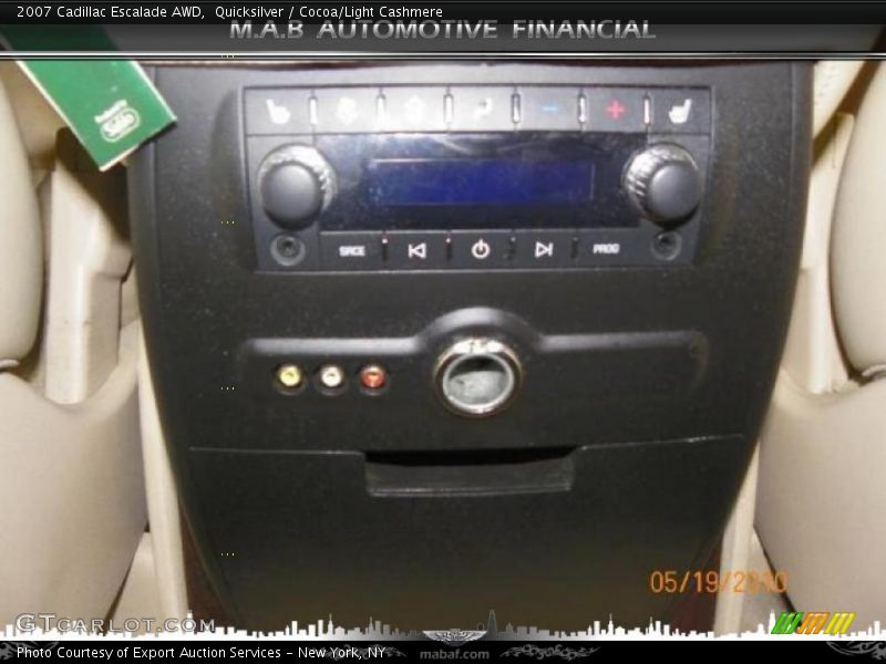 Quicksilver / Cocoa/Light Cashmere 2007 Cadillac Escalade AWD