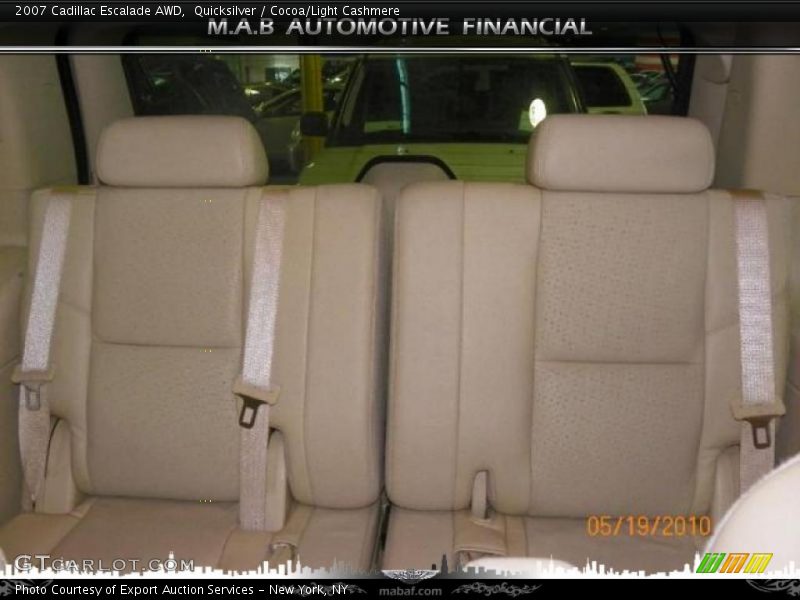 Quicksilver / Cocoa/Light Cashmere 2007 Cadillac Escalade AWD