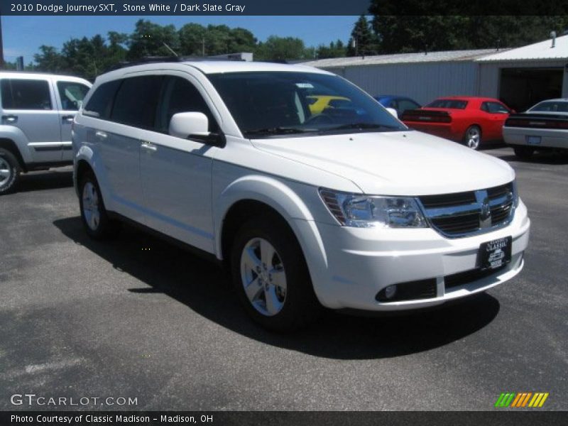 Stone White / Dark Slate Gray 2010 Dodge Journey SXT