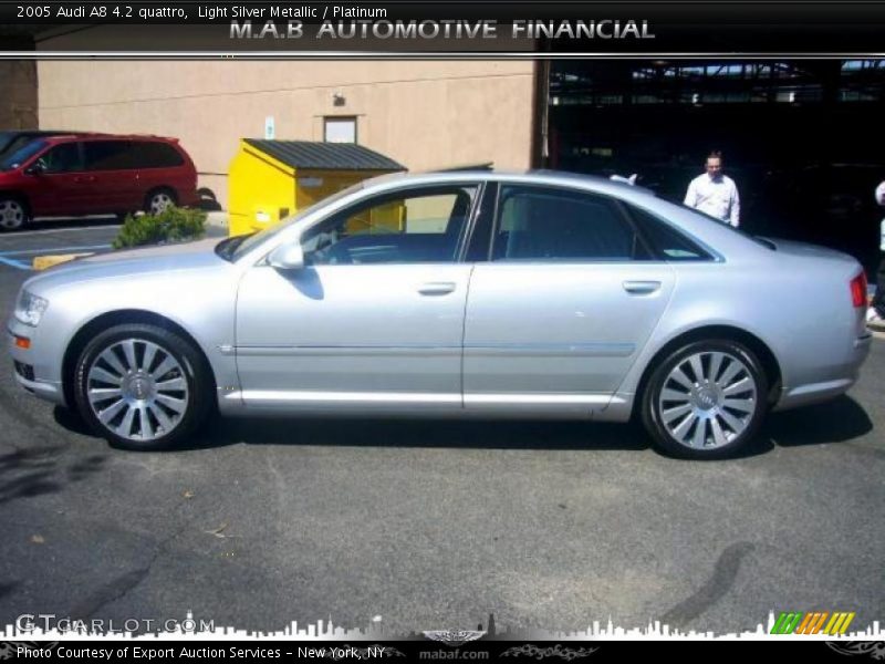 Light Silver Metallic / Platinum 2005 Audi A8 4.2 quattro